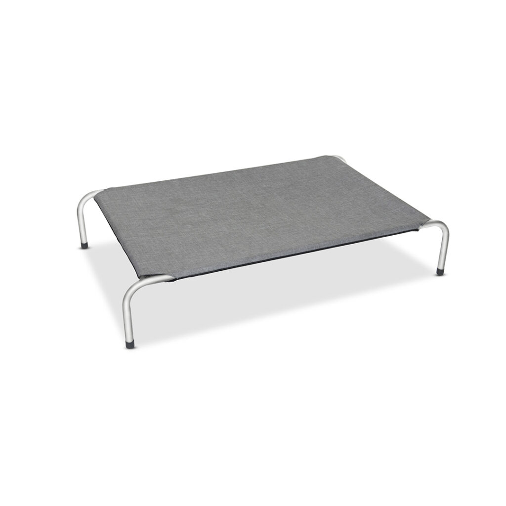 Canvas/Twill Mid Grey Raised Dog Bed Superior Pet Goods