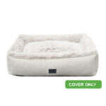 Superior Pet Goods Replacement Cover for Lounger in Aspen calming faux fur lined