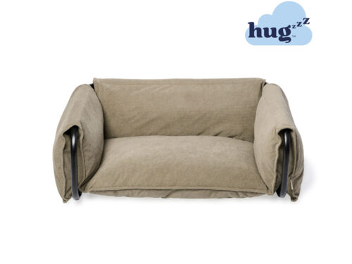 Hugzzz Memory Retreat Framed Bed in water resistant sage