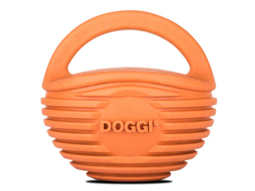 Doggi Orange Ball with handle