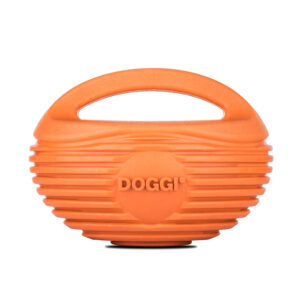 Rugby ball shaped dog toy by Doggi Catch and Carry