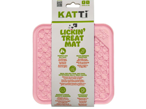 Katti Lickin Treat Mat - Mouse - Pink